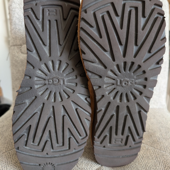 UGG Tan Suede Ankle Boots - Picture 2 of 5